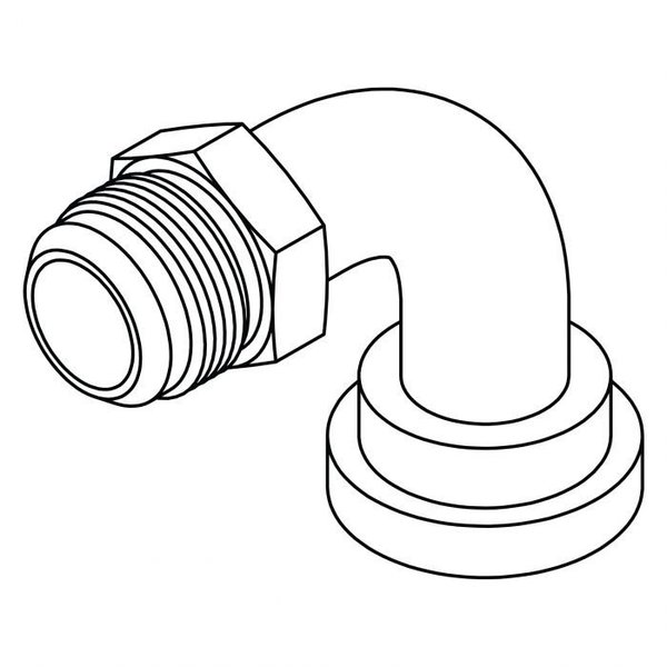 Tompkins Hydraulic Fitting-Flange16MJ-20FL C62 90 6892-16-20